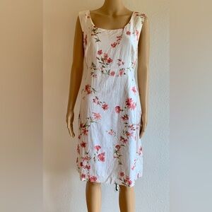 Carroll Paris linen dress. Women’s size 6. Fully lined, hidden back zipper.